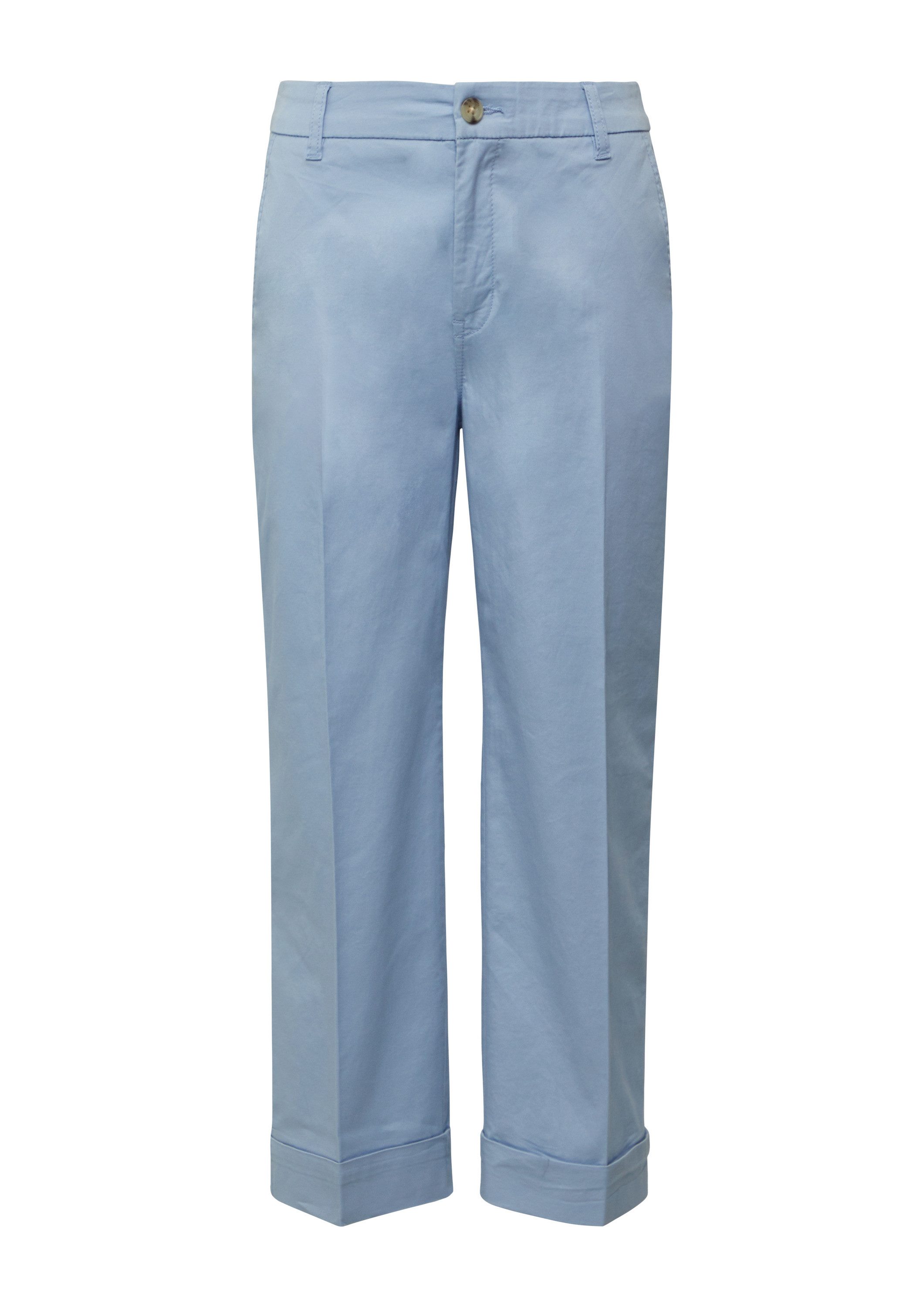 s.Oliver 7/8-Hose Hose High-Rise-Culotte aus Baumwollstretch mit Bügelfalte günstig online kaufen