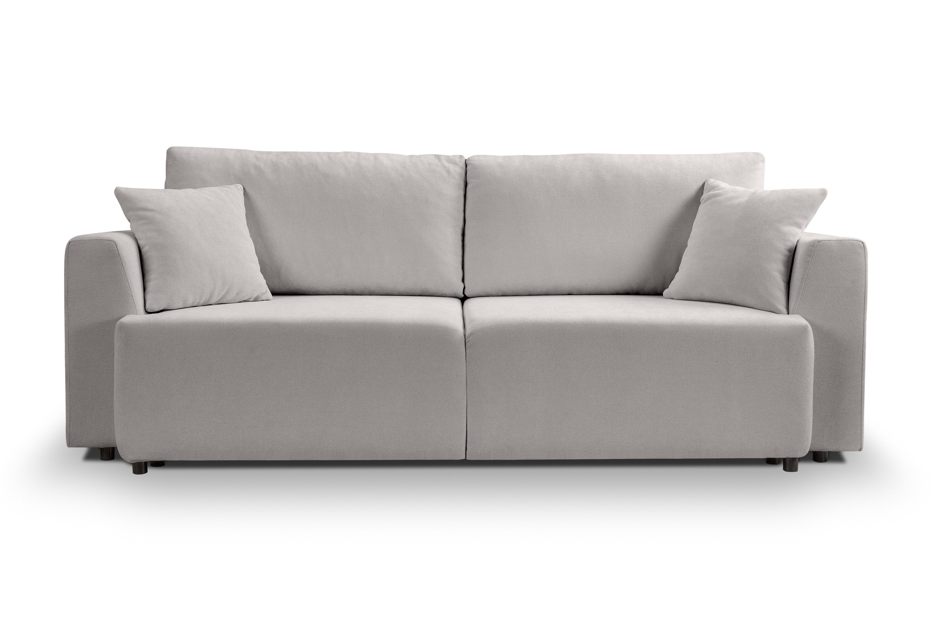 freiraum Schlafsofa Point, in hellgrau, Webstoff - 250x95x99cm (BxHxT)