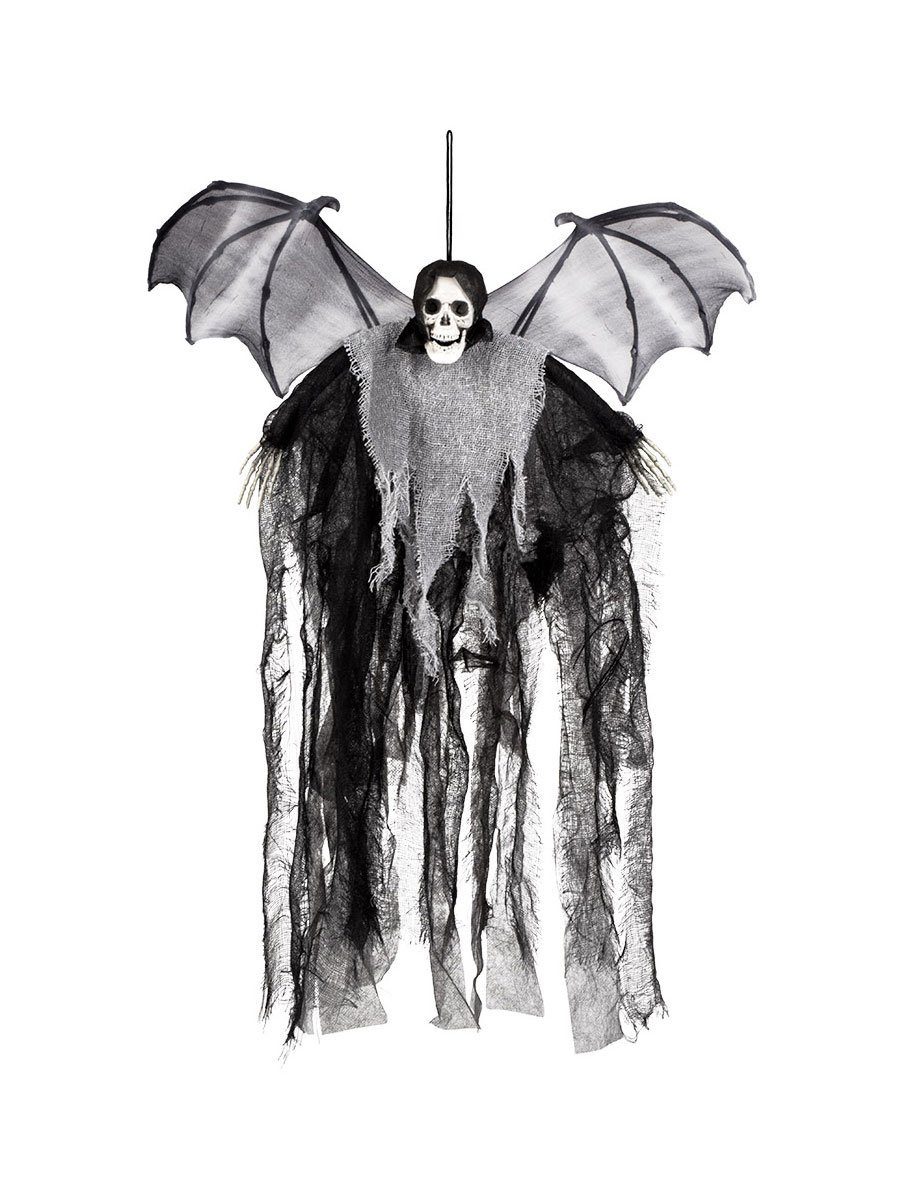 Boland Dekofigur Todesengel Hängedeko - Skelett Halloween Deko, Dieser tote Engel kündet von guter Halloween Deko!