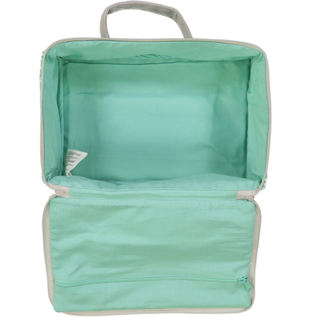 COQ EN PATE Kinderkoffer Kleiner 16,5 Koffer aus 24 cm Baumwolle Größe: 10 x Tasche x