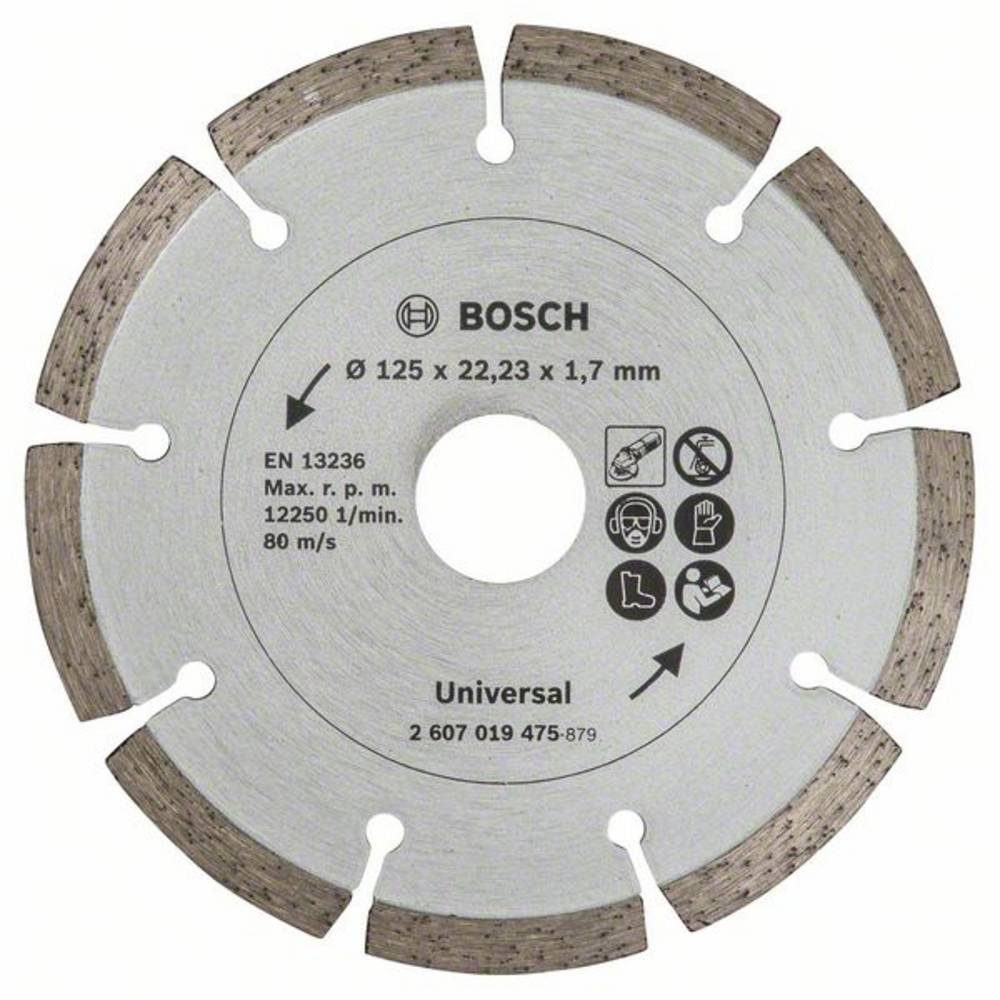BOSCH Diamanttrennscheibe Diamanttrennscheibe für Baumaterial, Ø 125 mm 2607019475