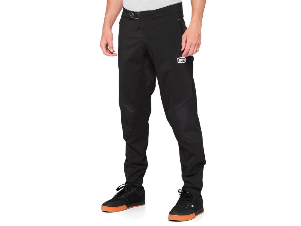 100% Fahrradhose 100% Hydromatic Pant 36" black - wasserdichte MTB-Hose für widrigste B