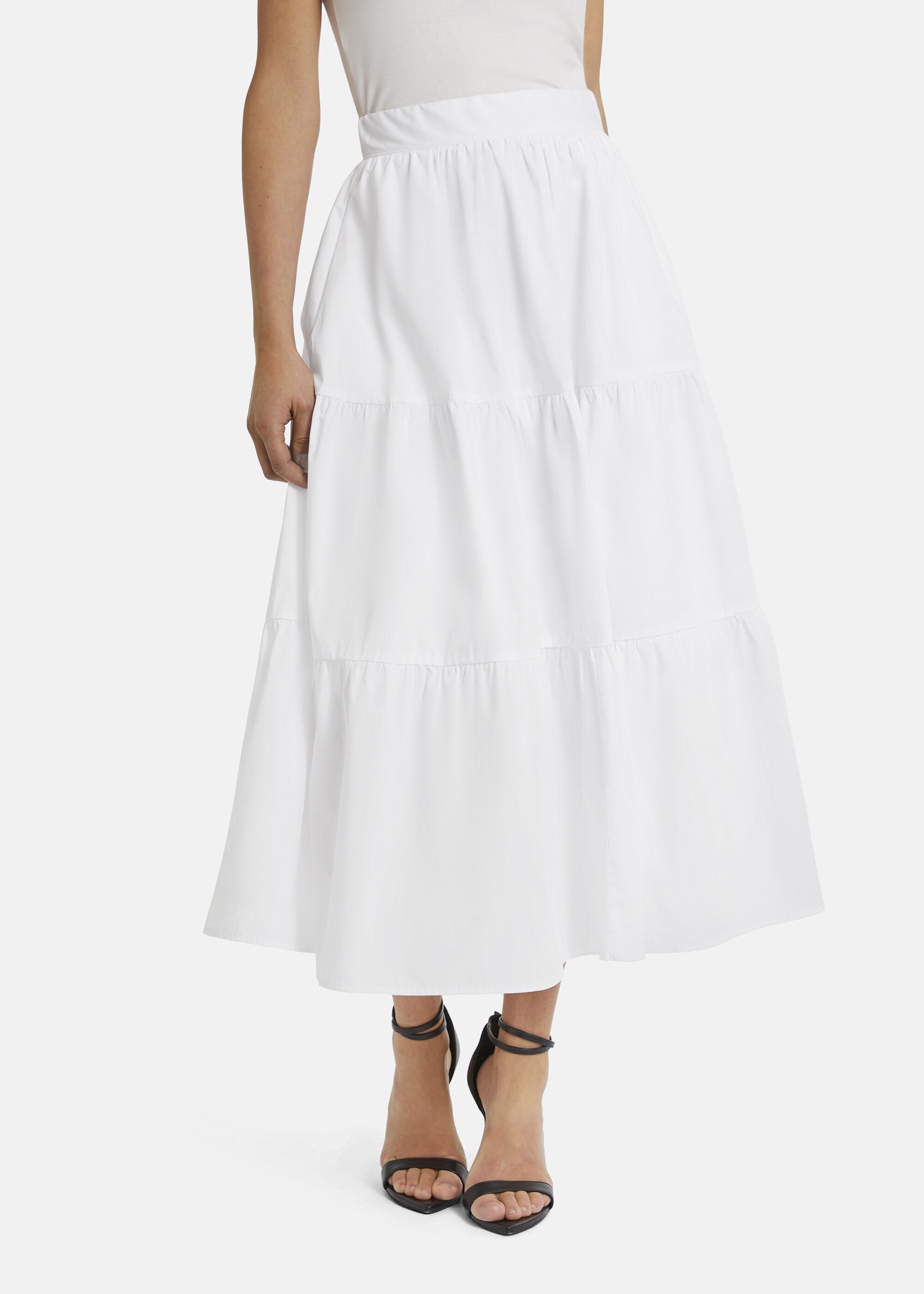 Nicowa A-Linien-Rock CANIWO aus Baumwoll-Popeline