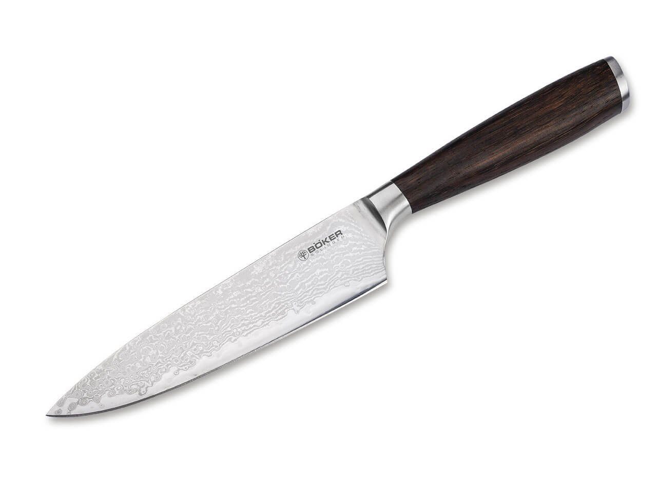 Böker Manufaktur Solingen Damastmesser Böker Manufaktur Solingen Meisterklinge Damast Поварские ножи Klein, Damaststahl mit VG-10 Kern
