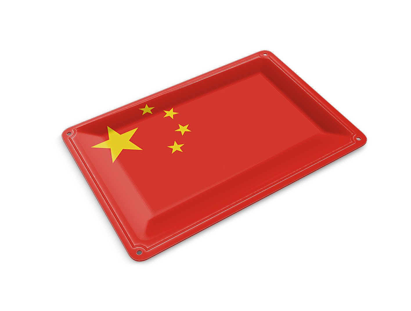 Femer GmbH Postkarte Flagge China 14x10 cm Flag of China, unfrankiert