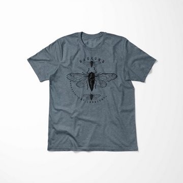 Sinus Art T-Shirt Hexapoda Herren T-Shirt Periodical Cicada