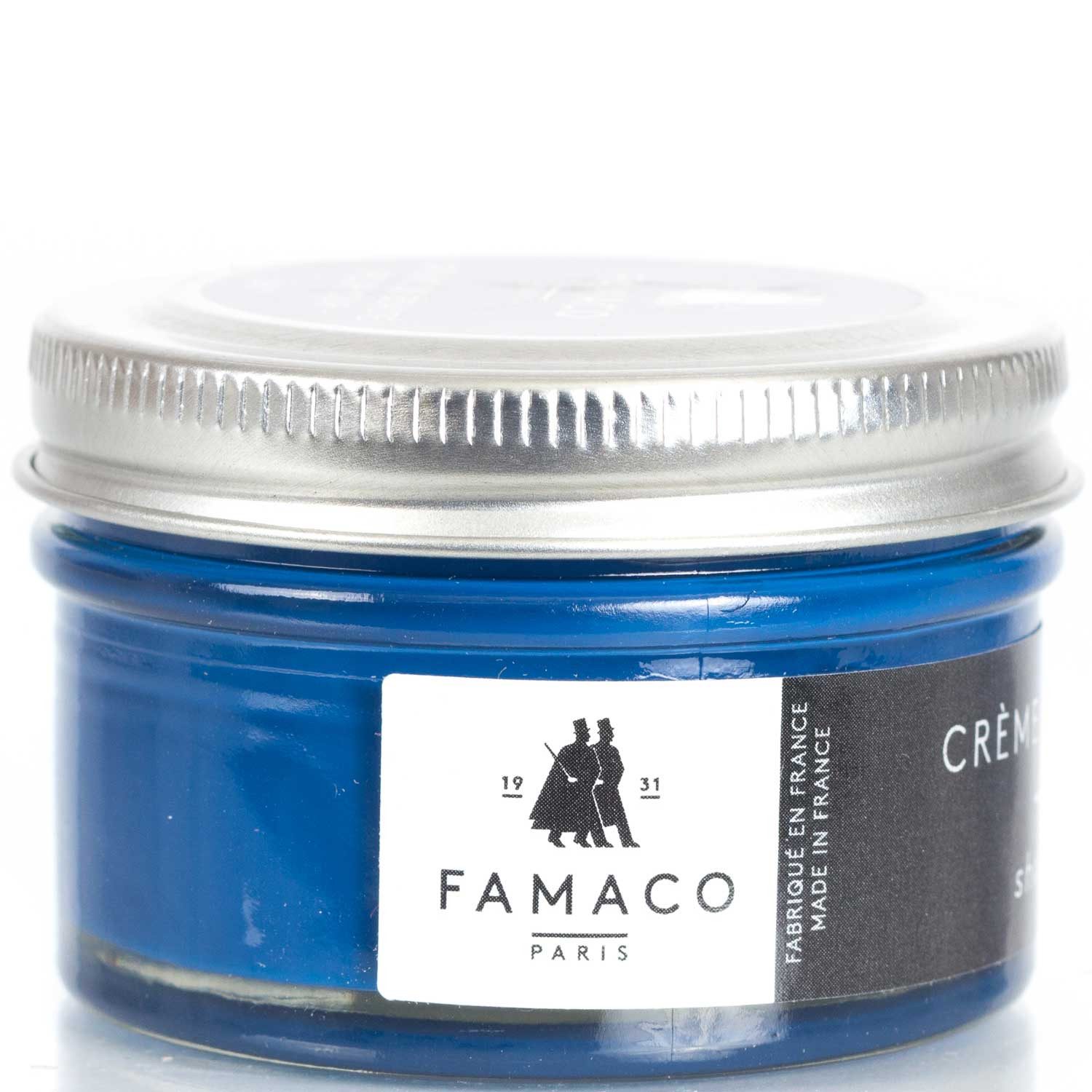 Famaco FAMACO Ledercreme Schuhemulsion für Glattleder 50 ml Blau-Töne Schuhcreme