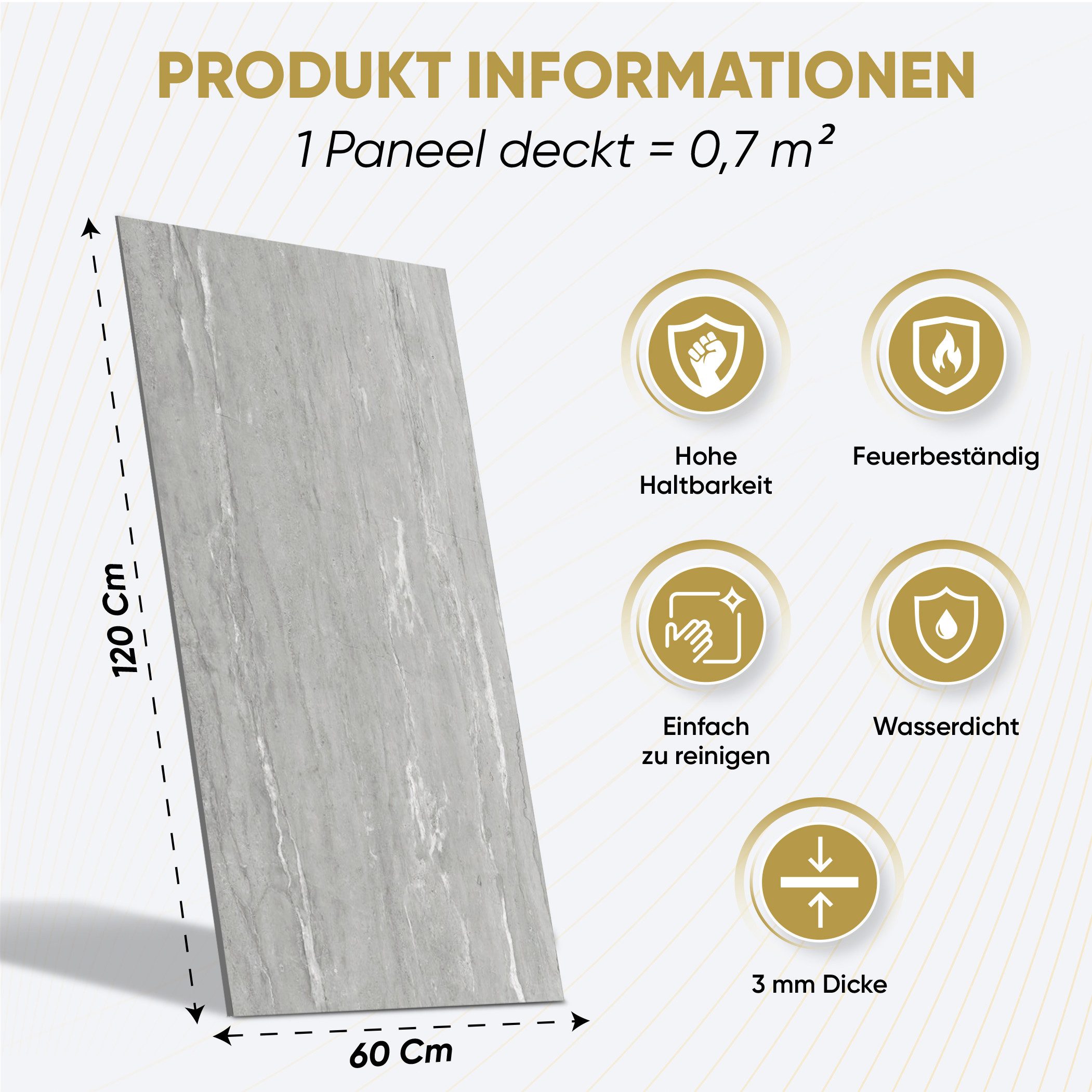 IZODEKOR 3D Wandpaneel IZODEKOR SPC Wandpaneel günstig online kaufen