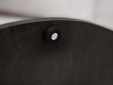 Moebel-Eins Tischgestell, Tischgestell für GASTRO Bartisch rund, Material Stahl, schwarz