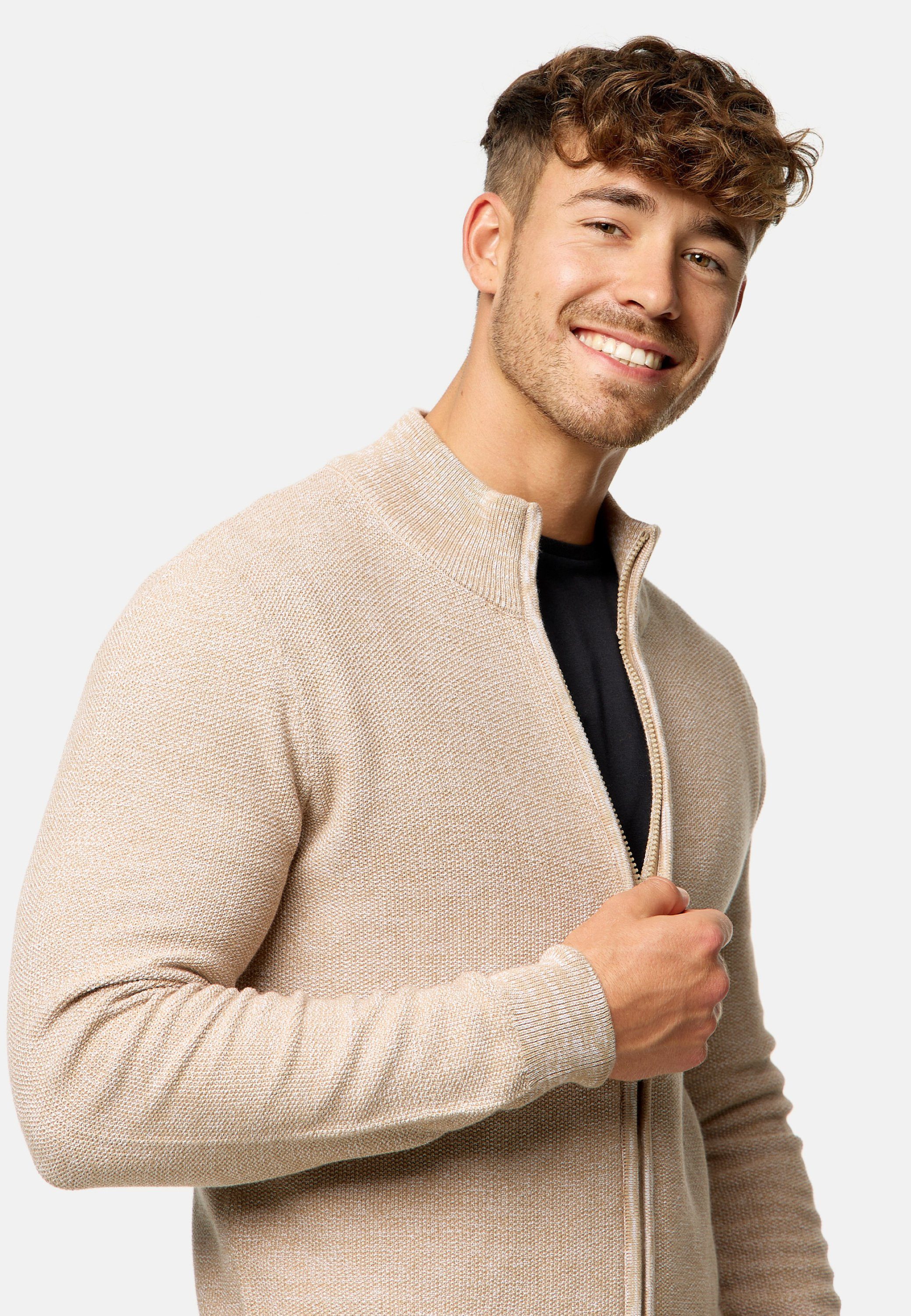 Indicode Strickjacke Herren INWestmoon Herrenstrickjacke