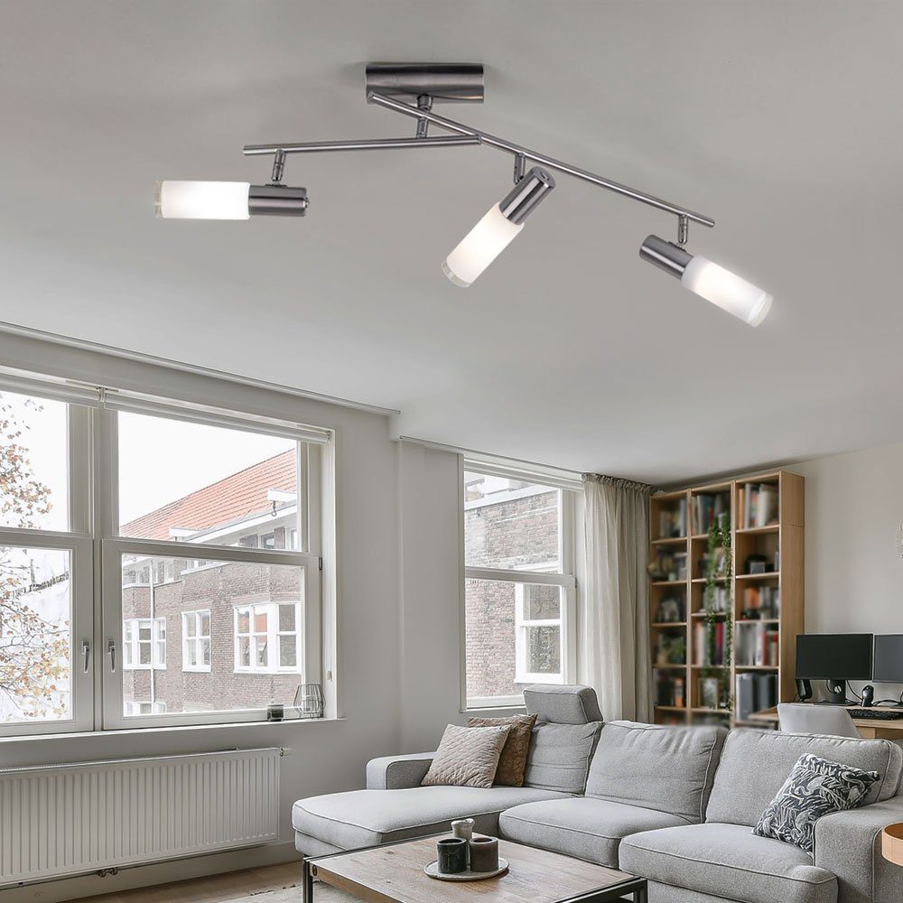 etc-shop LED LED Deckenleuchte Leuchtmittel beweglich Warmweiß, Deckenleuchte, Spotleuchte inklusive, Deckenlampe Wohnzimmerlampe