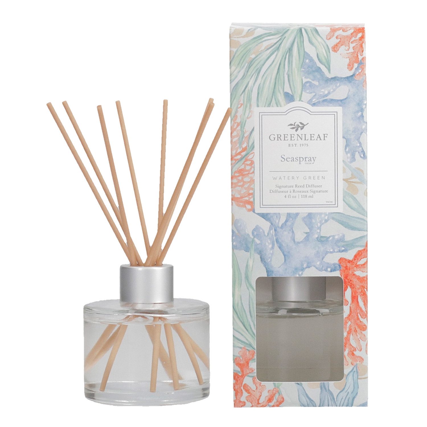 Greenleaf Raumduft Seaspray 118 ml (1-St), Greenleaf – Aromatischer Reed Diffuser