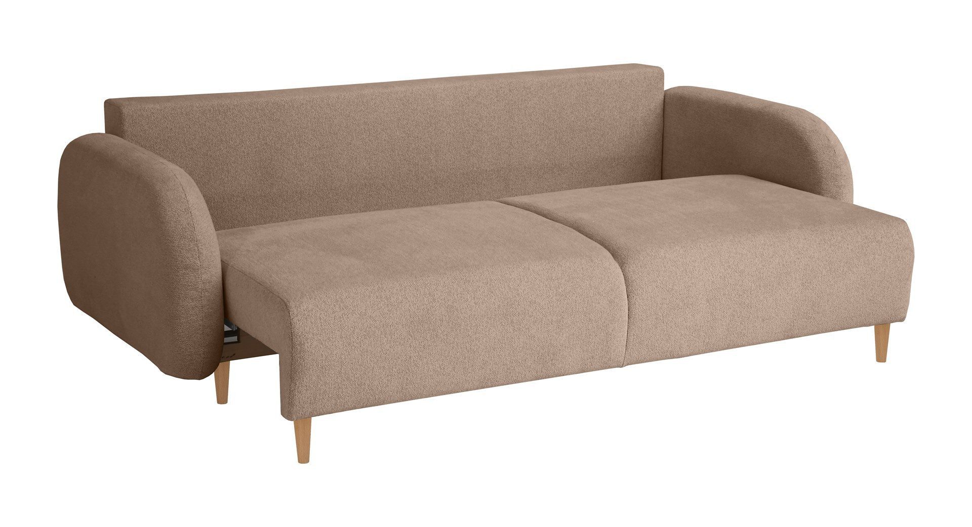 Beautysofa Schlafsofa 3-Sitzer OPTIMO, mit Schlaffunktion