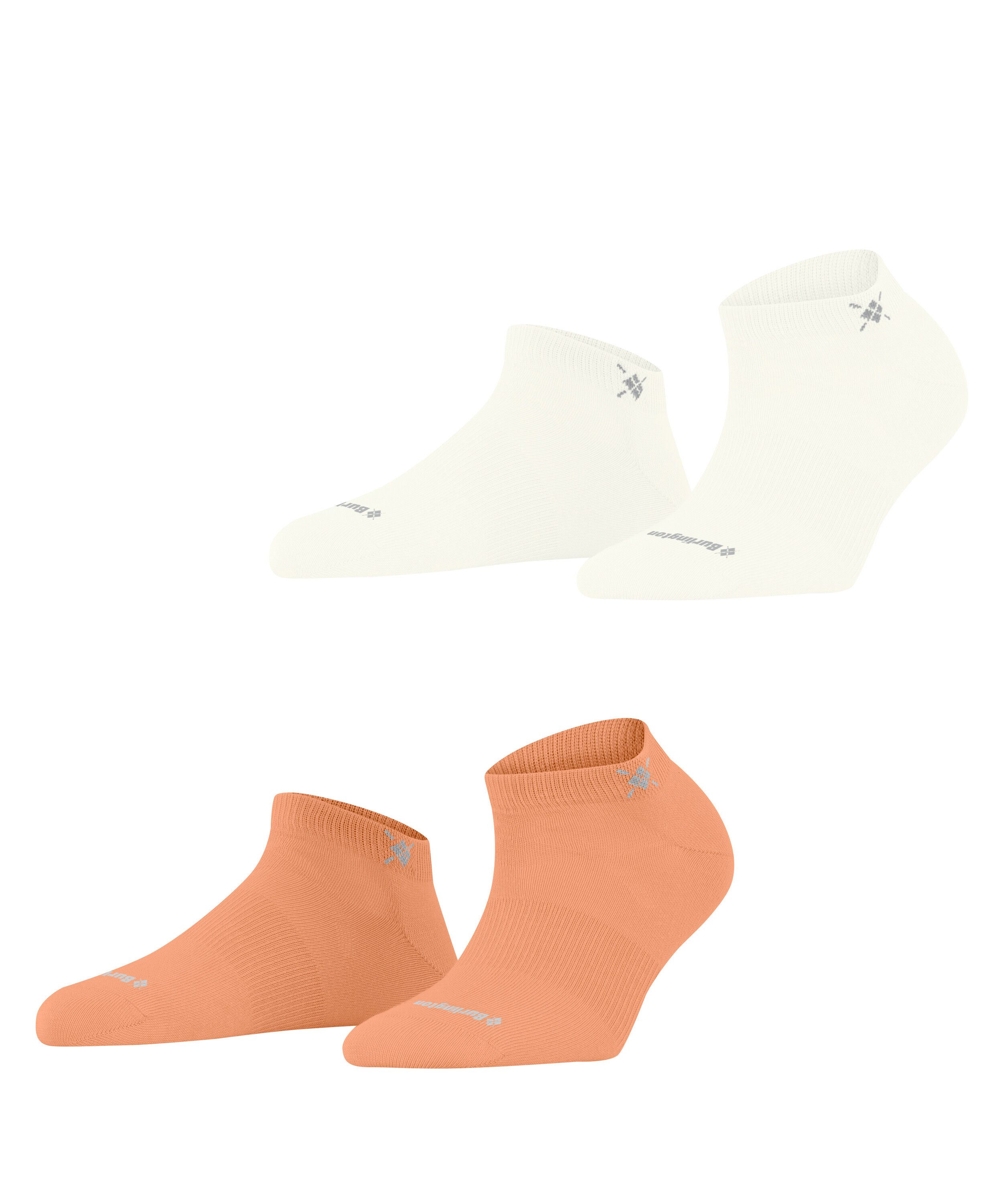 Burlington Sneakersocken Burlington Everyday 2-Pack Damen (2-Paar) aus weicher gekämmter Baumwolle