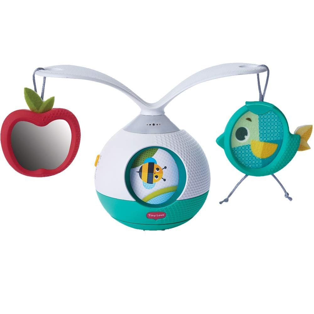 Tiny Love Mobile Tiny Love 2-in-1 Bauchlage-Musik-Mobile, 360° drehbares Baby-Mobile mi