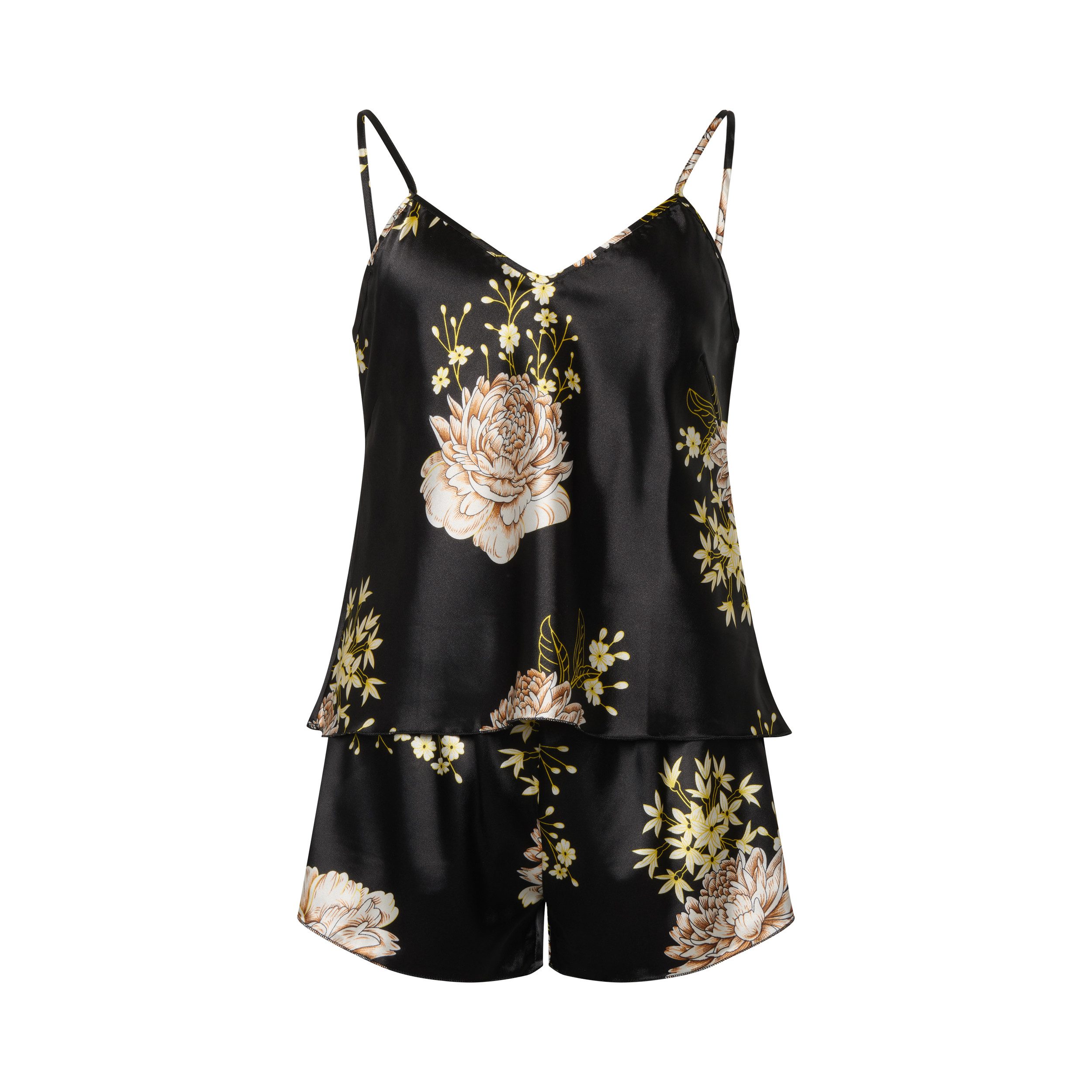 Elegant Love Shorty Satin Nachtwäsche-Set für günstig online kaufen