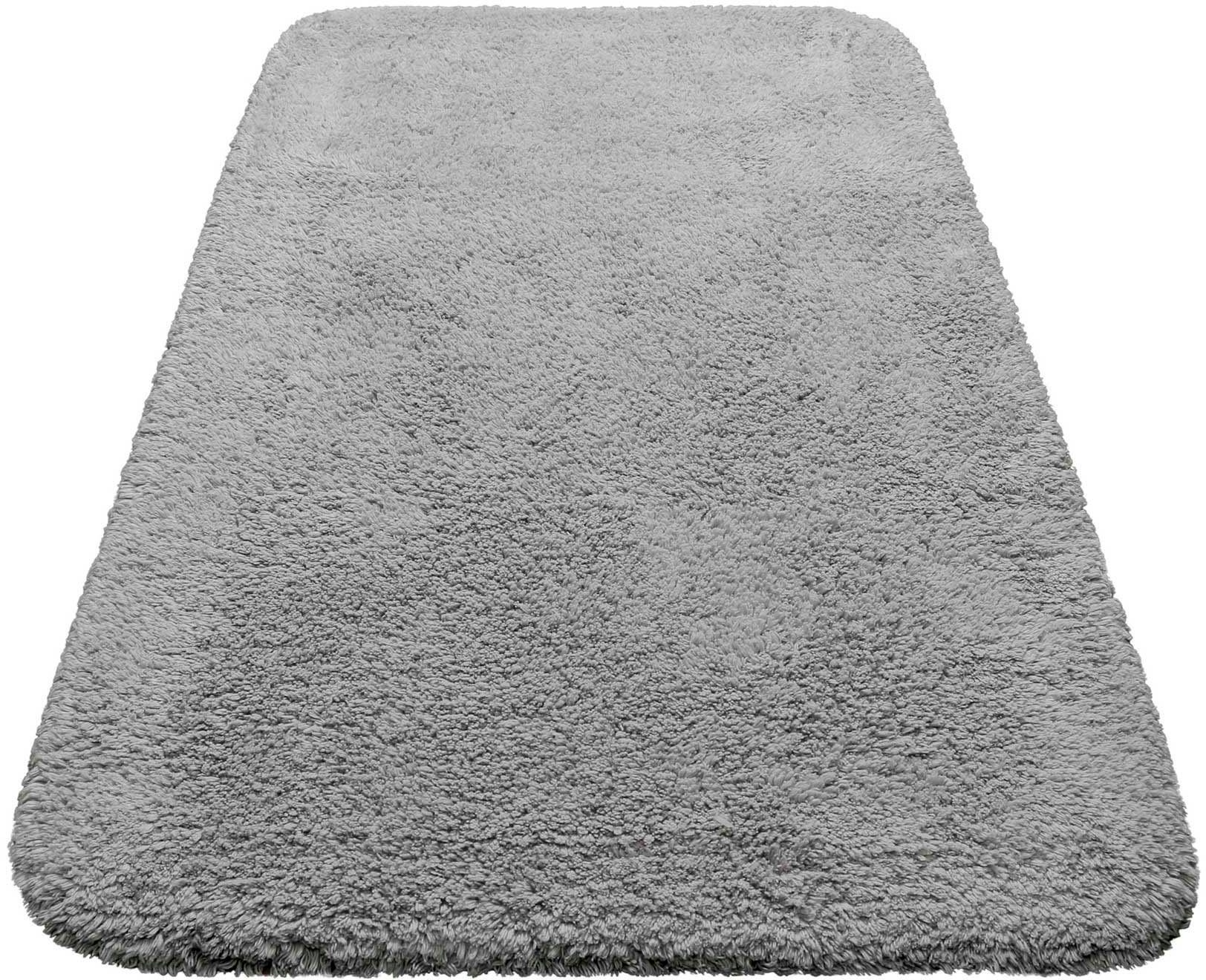 Wecon home Basics Badematte Ole WB-2721, Höhe 20 mm, fußbodenheizungsgeeignet, Baumwolle, 100% Baumwollflor, waschbar, einfarbig, Badezimmerteppich