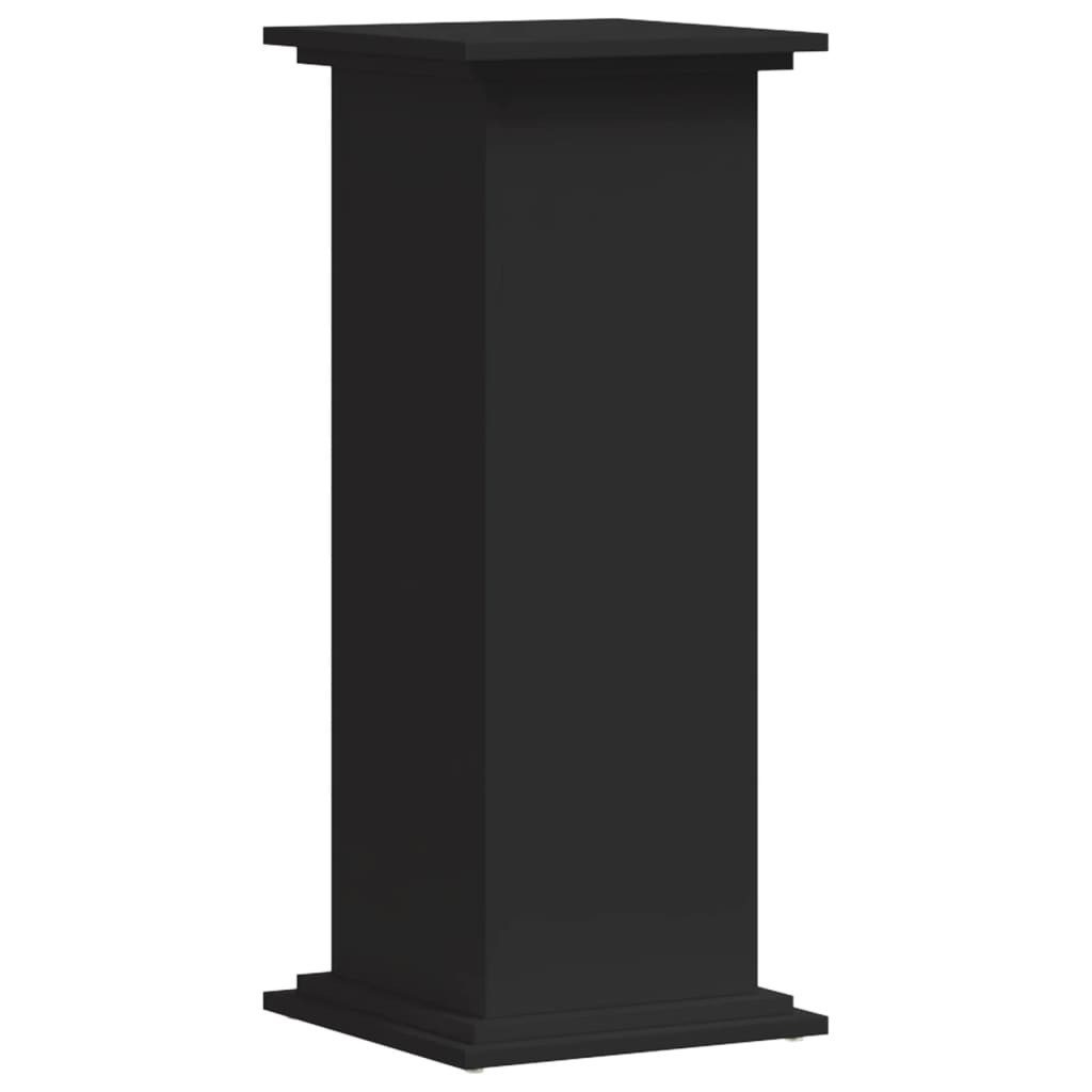 vidaXL Blumenständer Pflanzenständer Schwarz 33x33x80 cm Holzwerkstoff (1 S günstig online kaufen