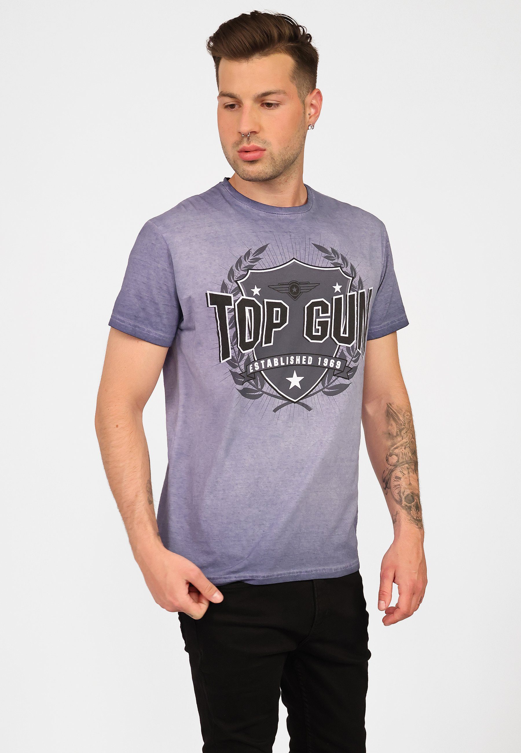 TOP TG20212104 GUN T-Shirt navy