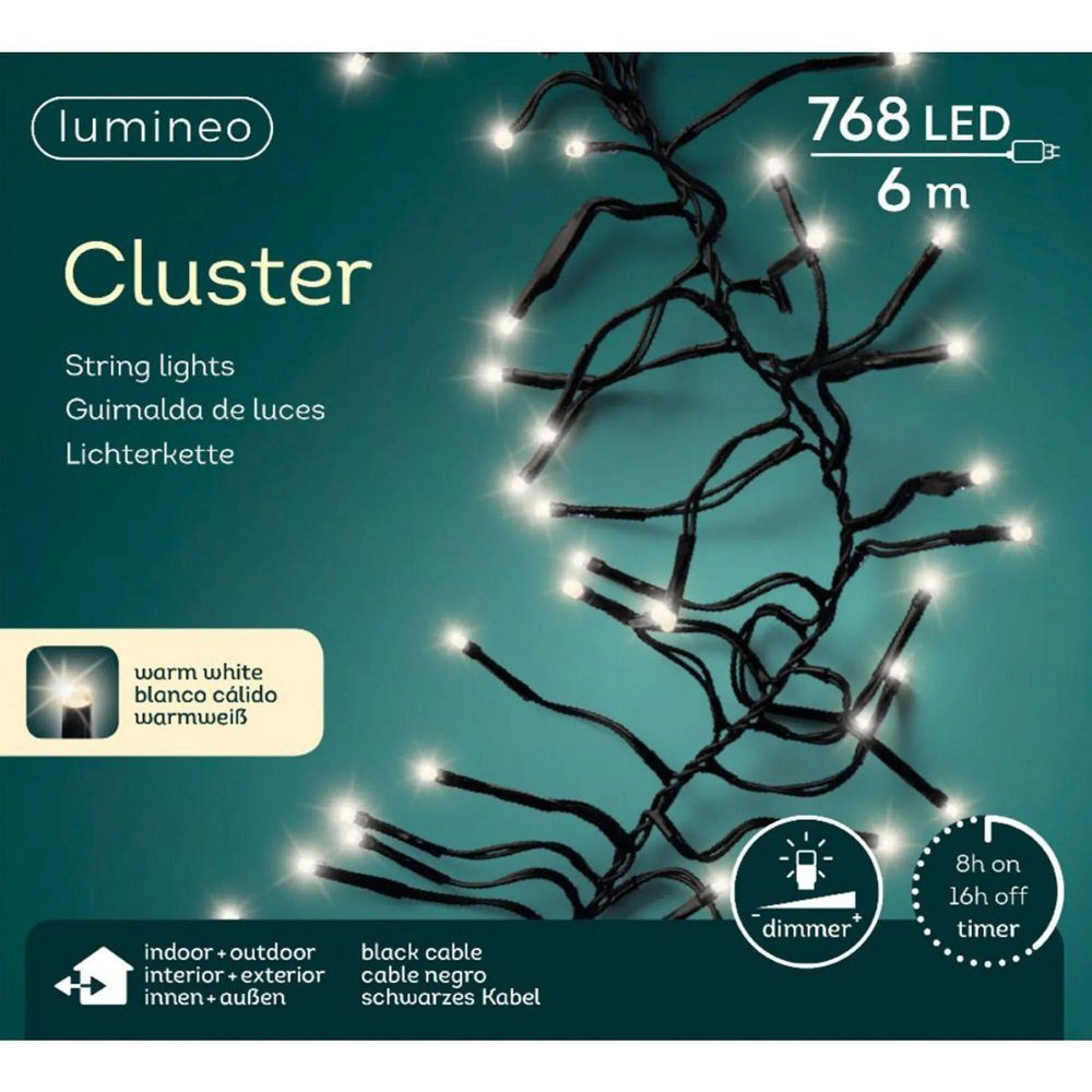 Kaemingk Lichterkette LED Lichterkette Weihnachtsbeleuchtung Timer Dimme