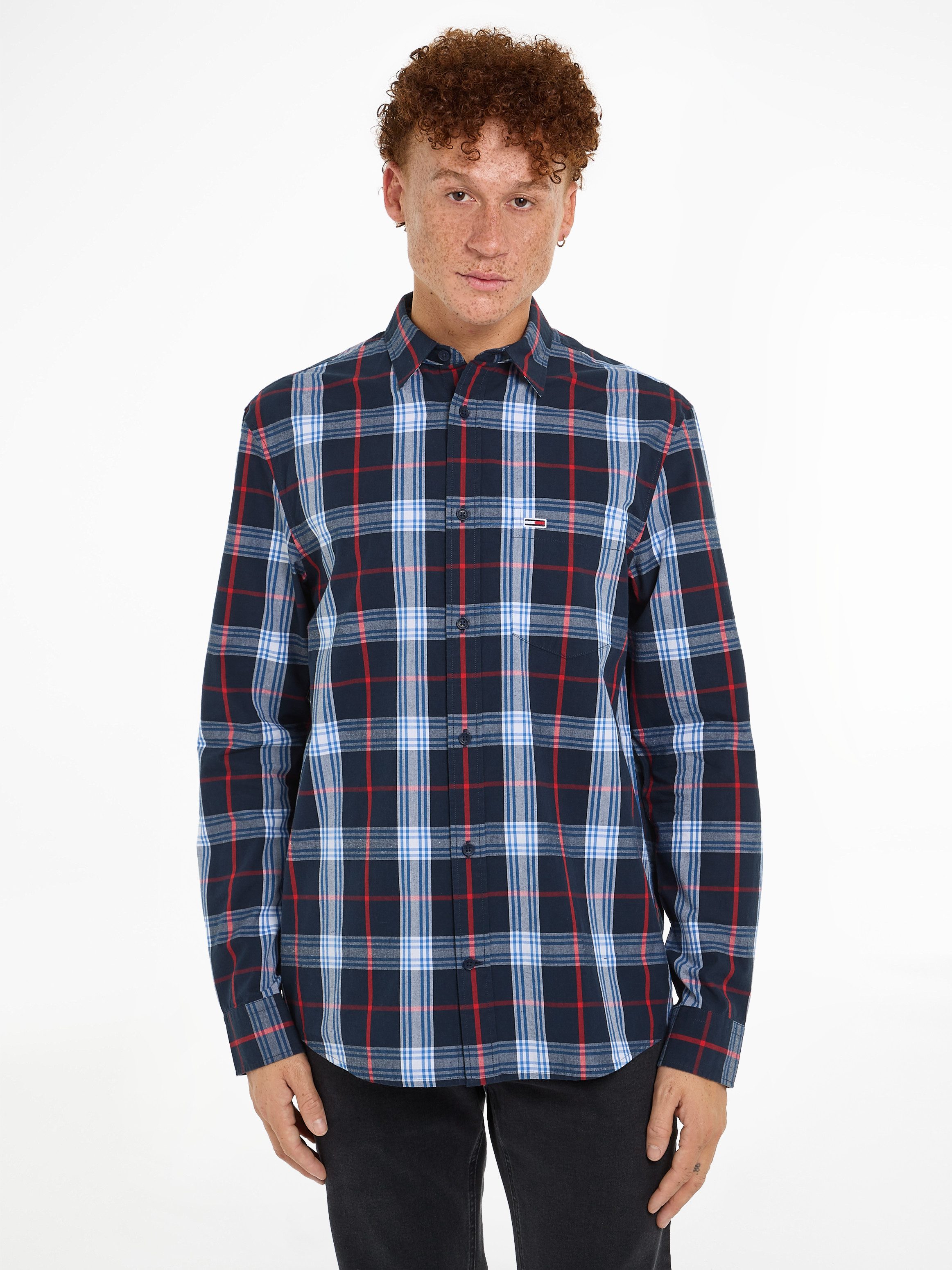 Tommy Jeans Langarmhemd TJM REG POPLIN günstig online kaufen