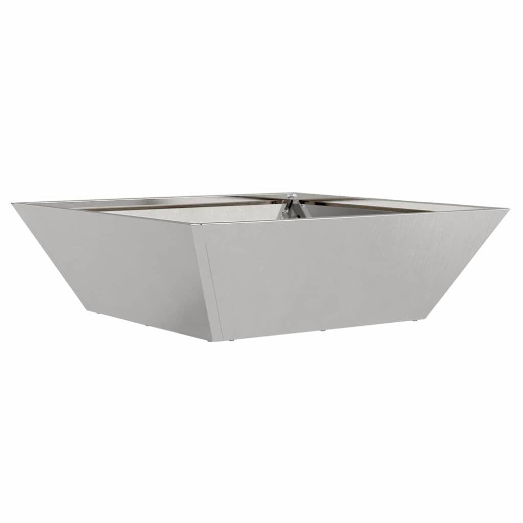 vidaXL Blumentopf Garten Schüssel Pflanzer Silber günstig online kaufen