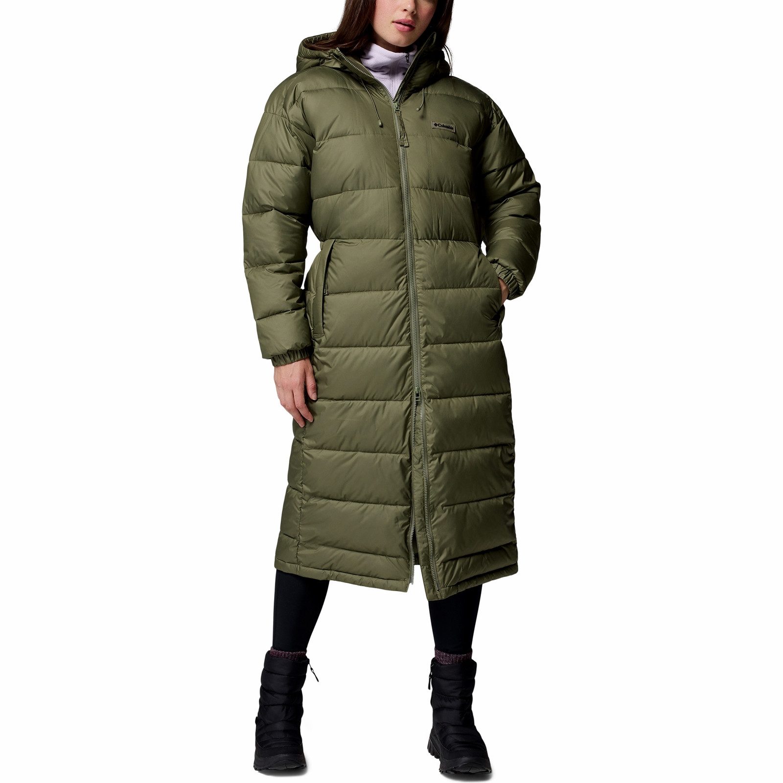 Columbia Steppmantel Pike Lake™ III Long Jacket mit reflektierendem Thermosystem innen