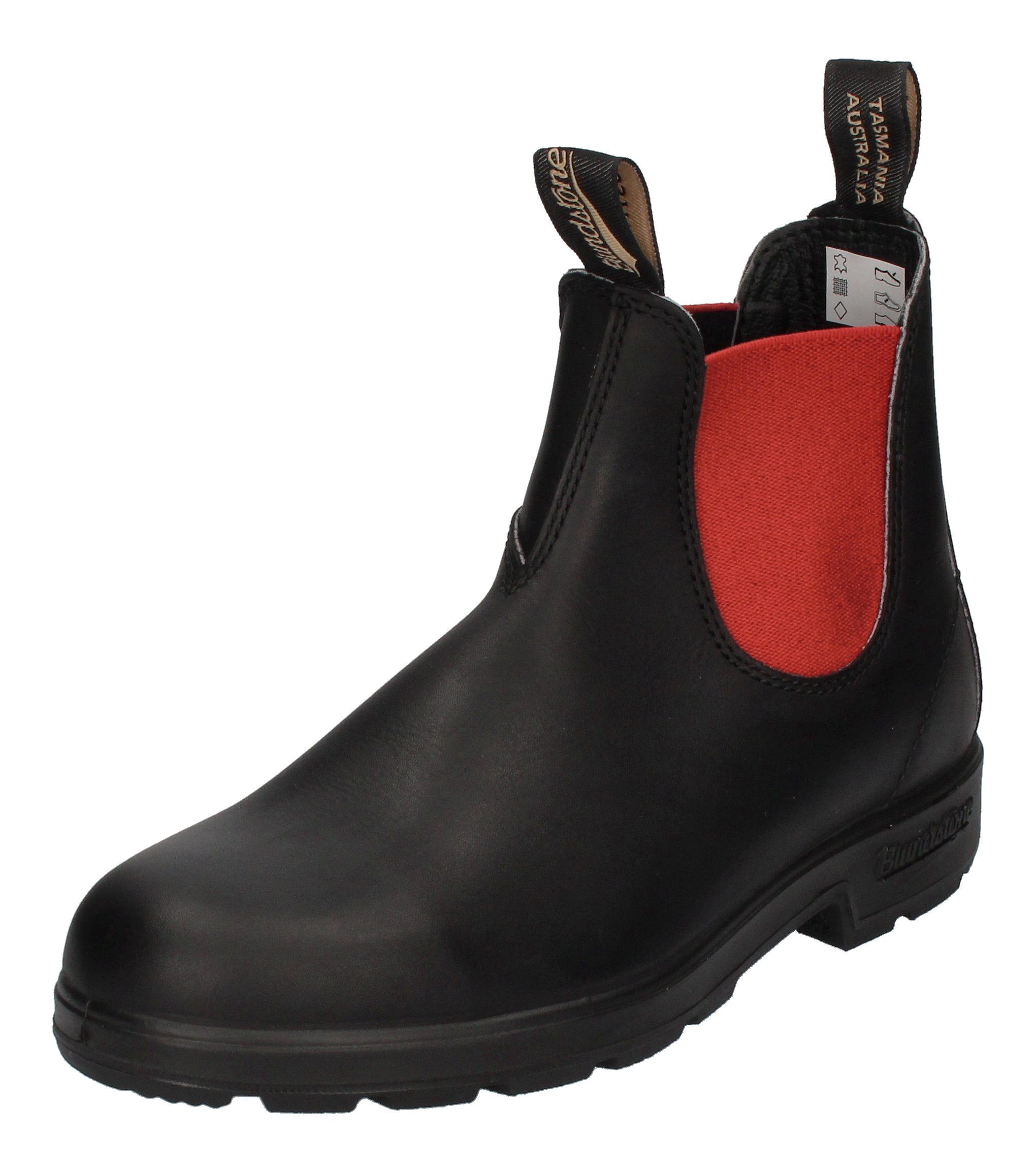 Blundstone Classic 550 Series BLU508-001 Leather Voltan Chelseaboots Elastic With Red Black