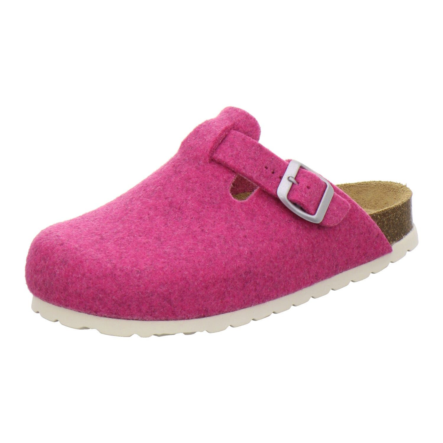 AFS-Schuhe Damen Filz Hausschuh im Clog-Stil mit Fußbett, Made in Germany