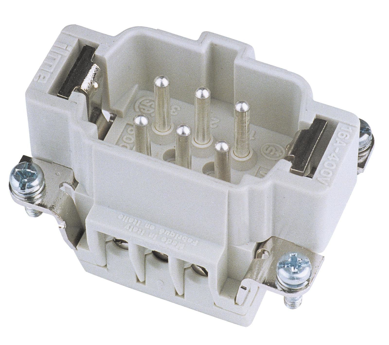 Kabelverbinder-Sortiment ILME Steckereinsatz 6-pol 16A, Schraubklemmen