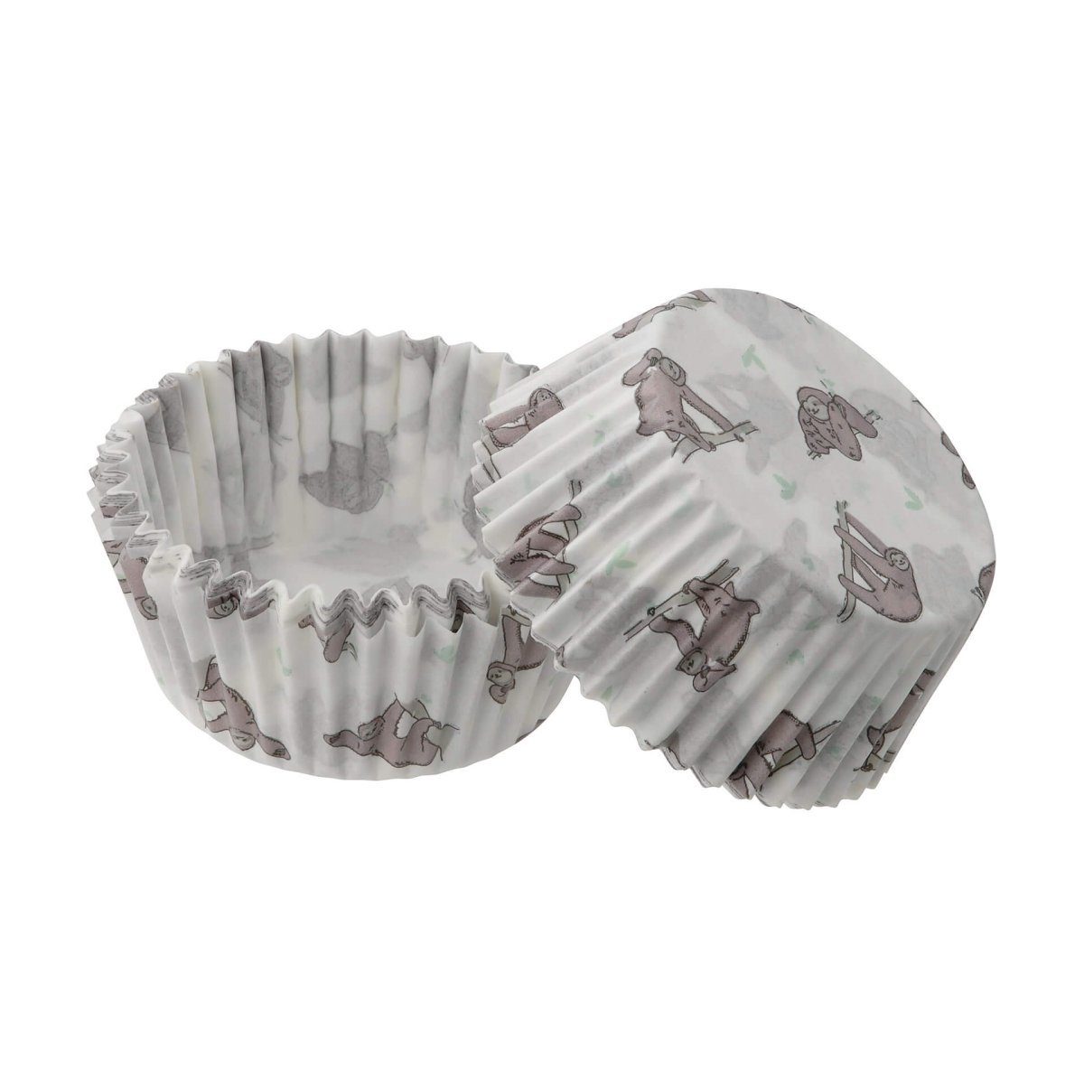 Zenker Muffinform Zenker Happy Baking Muffinförmchen Faultier, 50 St., Papier