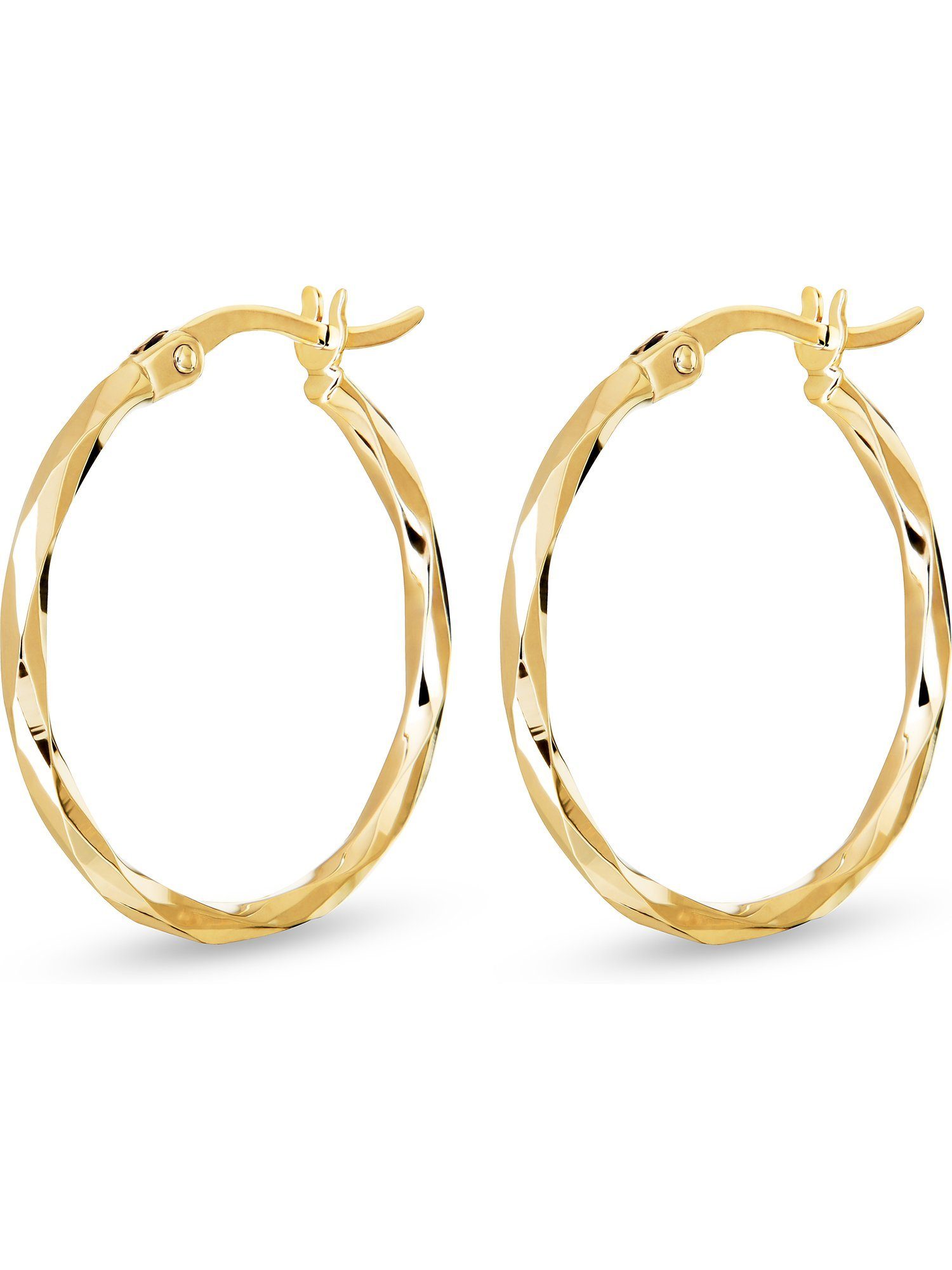 CHRIST Paar Creolen CHRIST Damen-Creolen 375er Gelbgold (Paar) günstig online kaufen