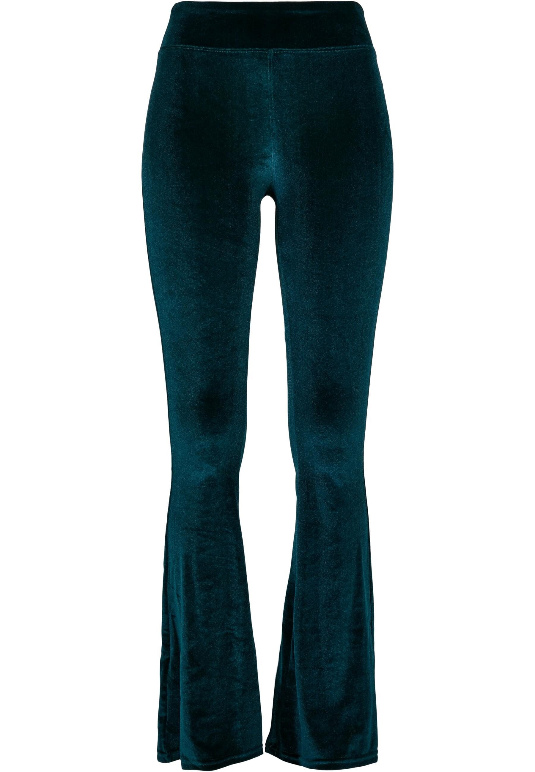 URBAN CLASSICS Леггинсы Urban Classics Damen Ladies High Waist Velvet Boot Cut Леггинсы (1-tlg)