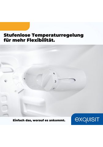 Exquisit Šaldytuvas  KS85-V-091E 843 cm hoch 45 cm plotis 76 L Volumen