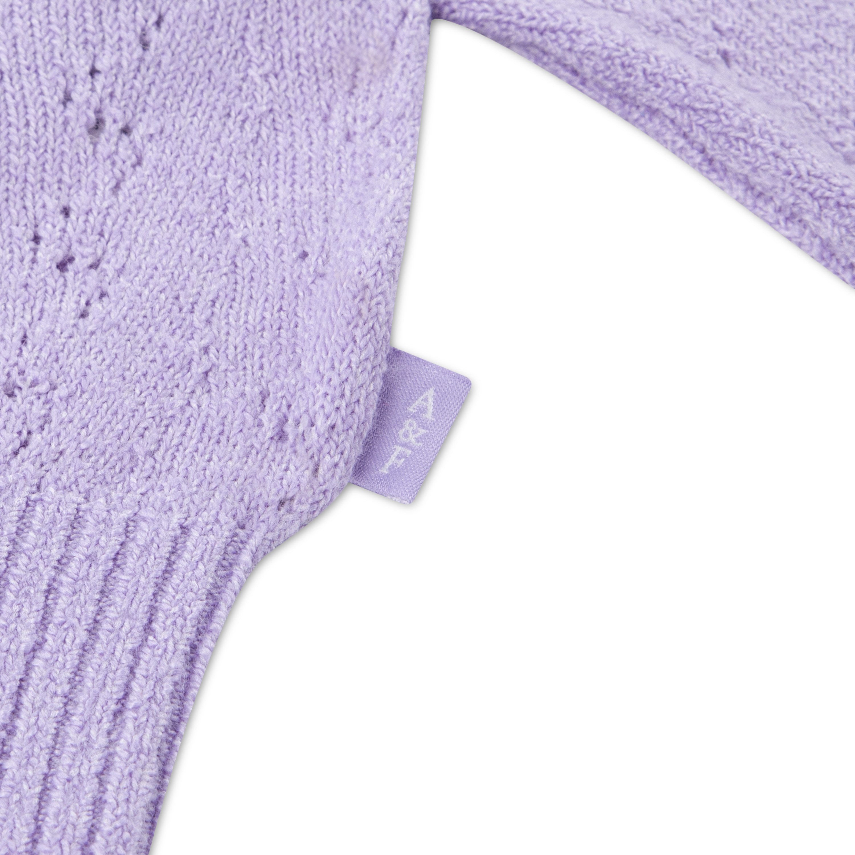 Abercrombie Kids Strickjacke AFG POINTELLE CARDIGAN mit Lochmuster