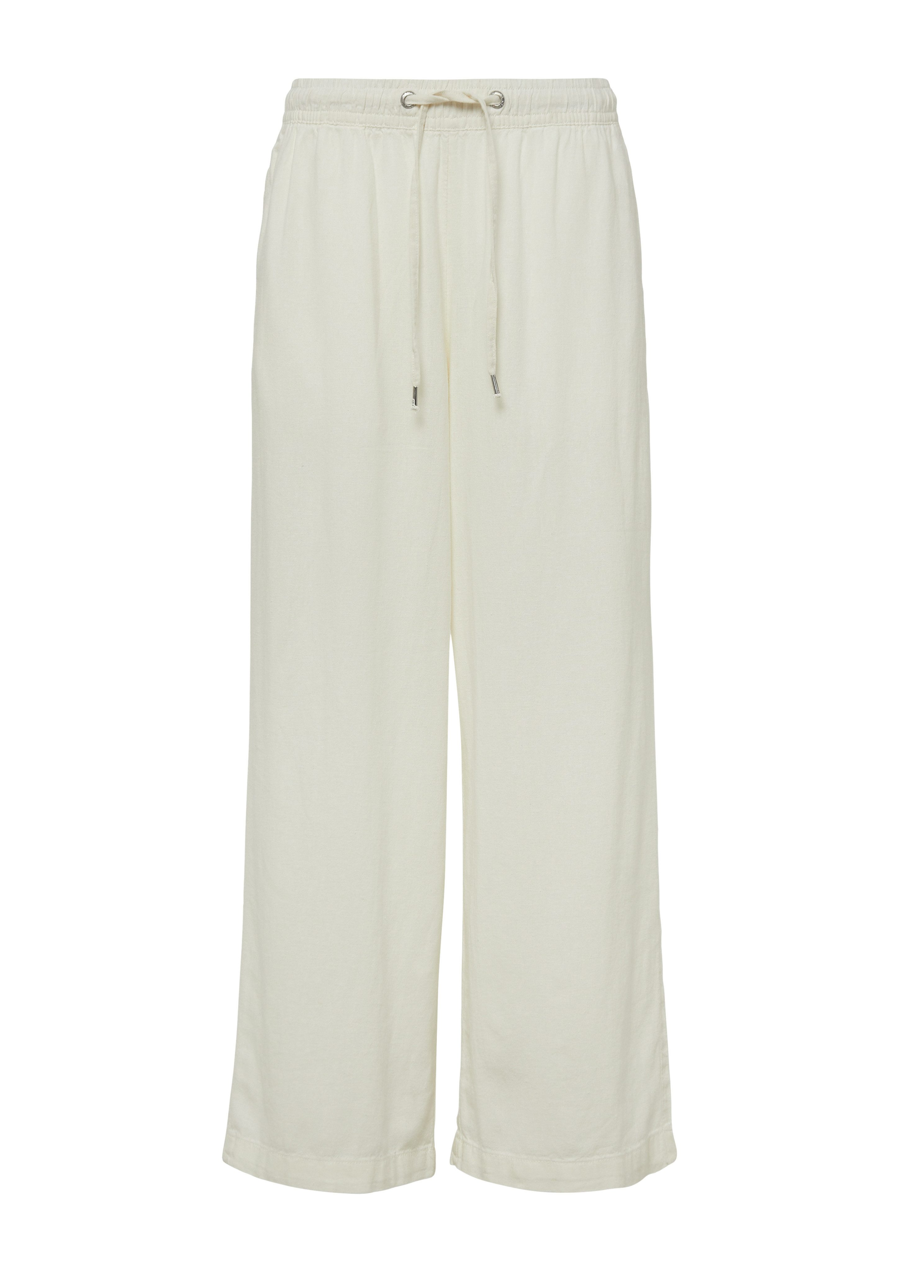 QS Leinenhose Sommerhose mit Gummizug günstig online kaufen