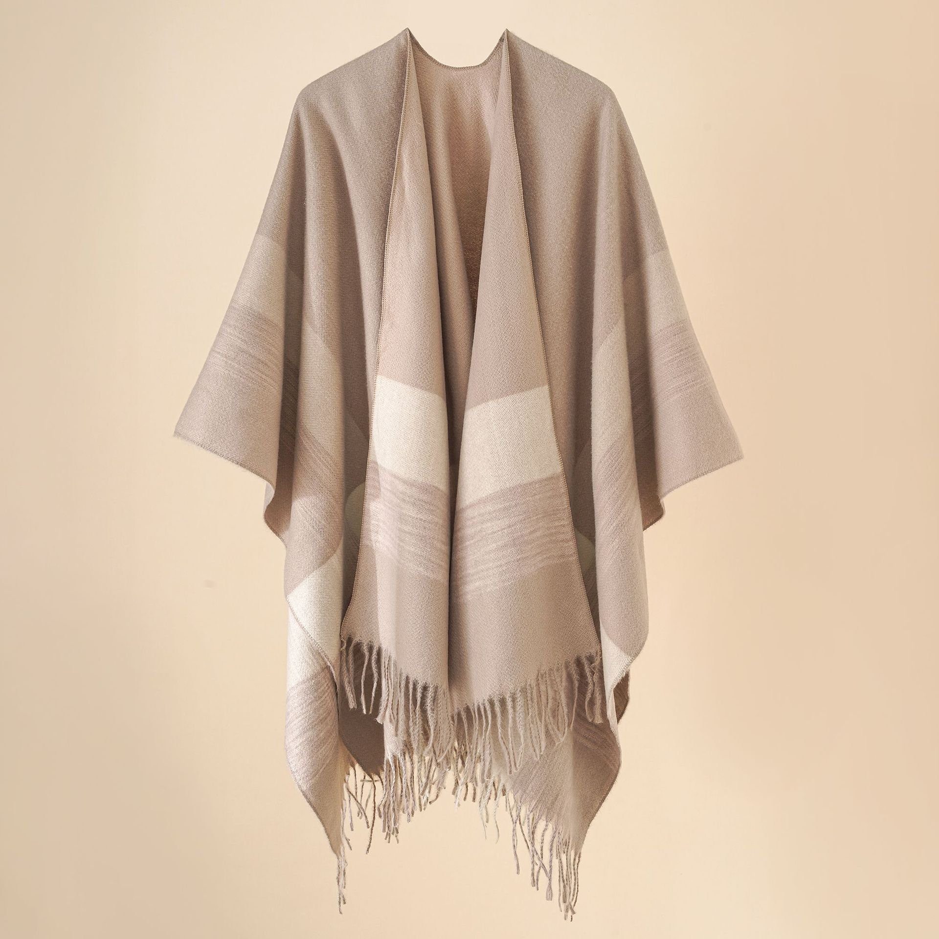 XDeer XXL-Schal Damen Schal,XXL Halstuch Frauen Geschenk mit brown Winterschal kuscheliger in kleinen Schal,Poncho Damen Fransen, für