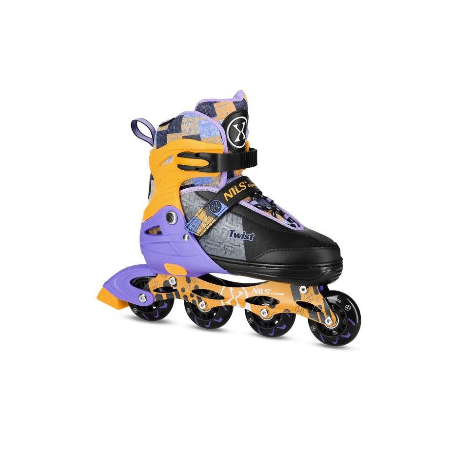 NILS EXTREME Inlineskates Inliner Skates größenverstellbar "Twist" 31-42