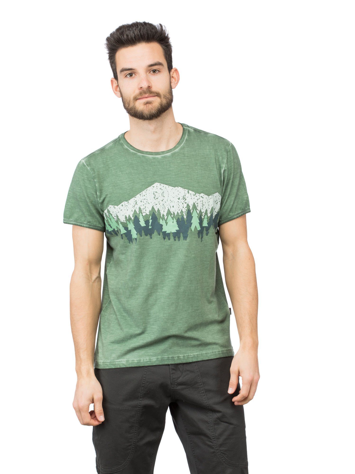 Mountains T-shirt M Chillaz T-Shirt Woods Chillaz Herren And