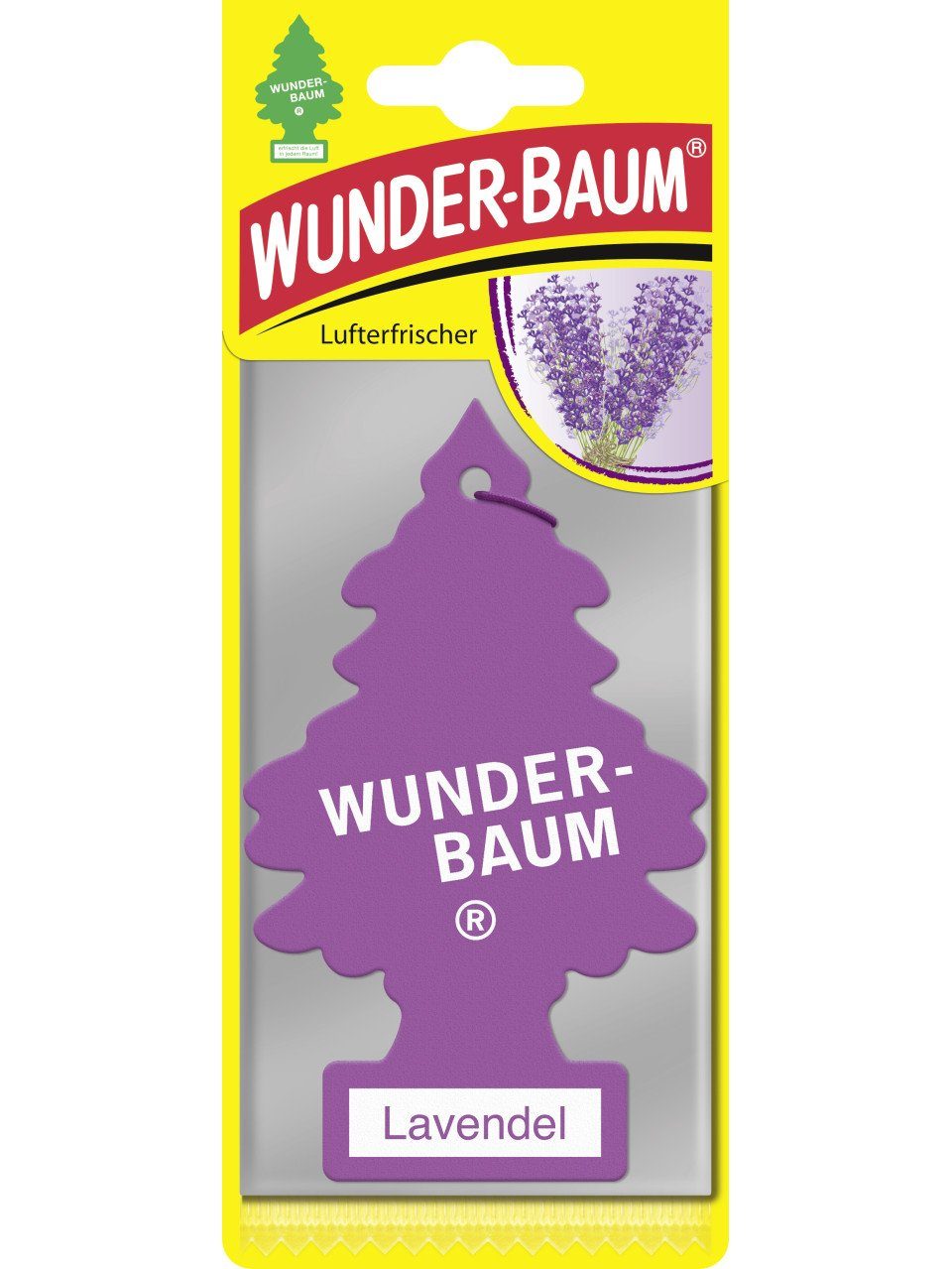 Raumduft Wunderbaum Papierlufterfrischer Lavendel