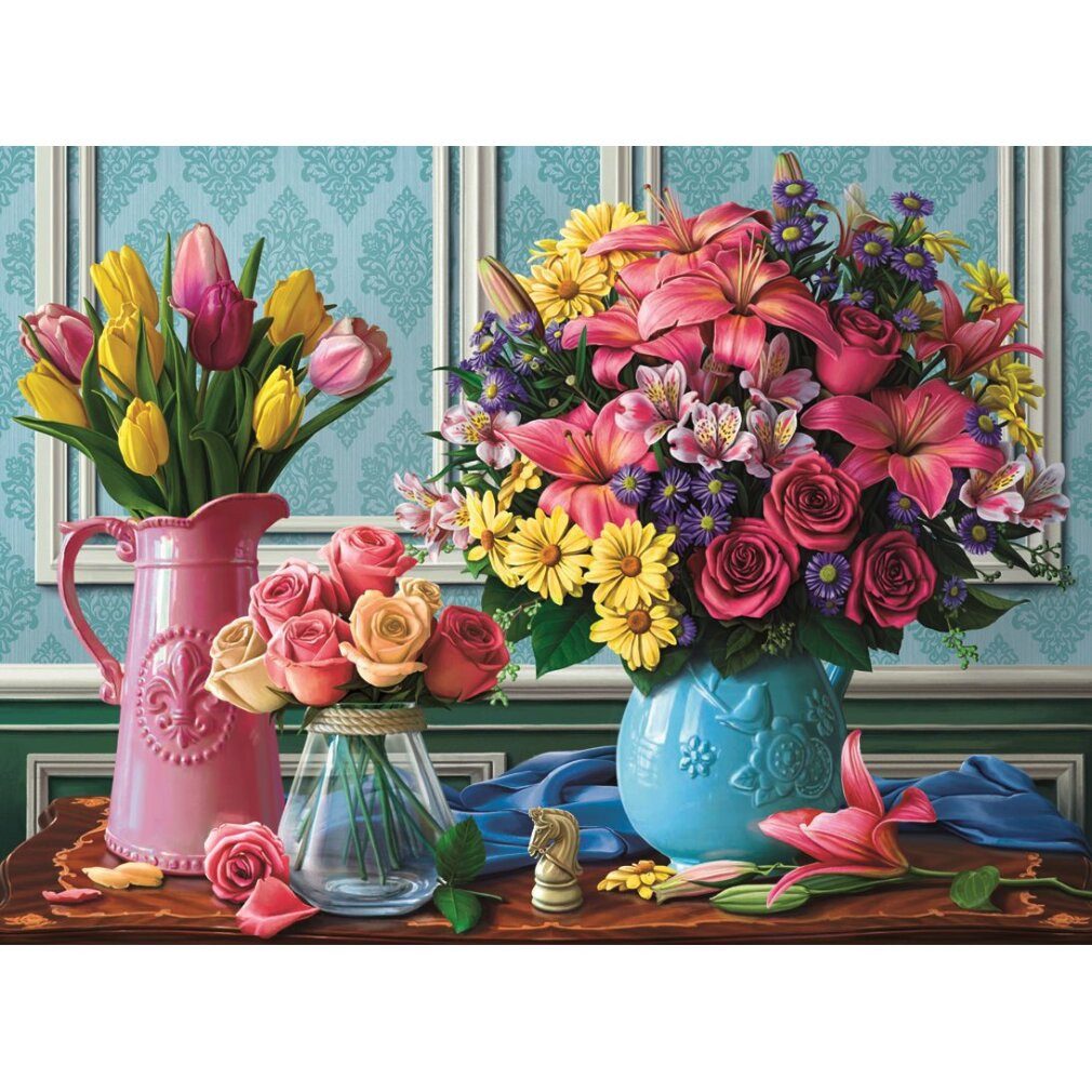 ANATOLIAN Puzzle ANATOLIAN Puzzle Blumen in einer Vase 1000 Teile, Puzzleteile