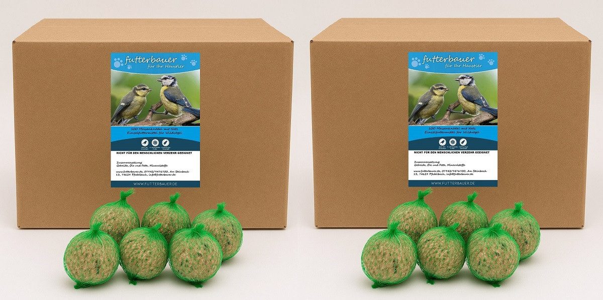 futterbauer Futterbauer ca. 2 x 100 Stück Meisenknödel mit Netz, für: Vogel