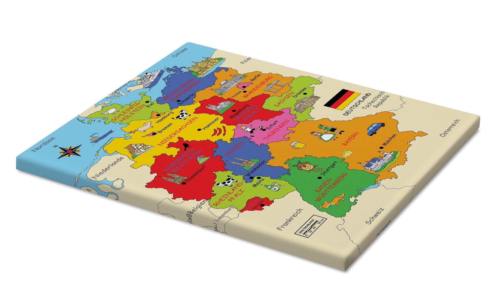 Posterlounge Poster Fluffy Feelings, Bundesländer für günstig online kaufen