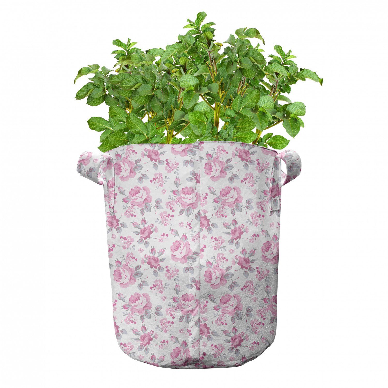 Griffen Stofftöpfe für Abakuhaus Chic Rosen Pflanzen, mit hochleistungsfähig Shabby Frühling Rosa Pflanzkübel