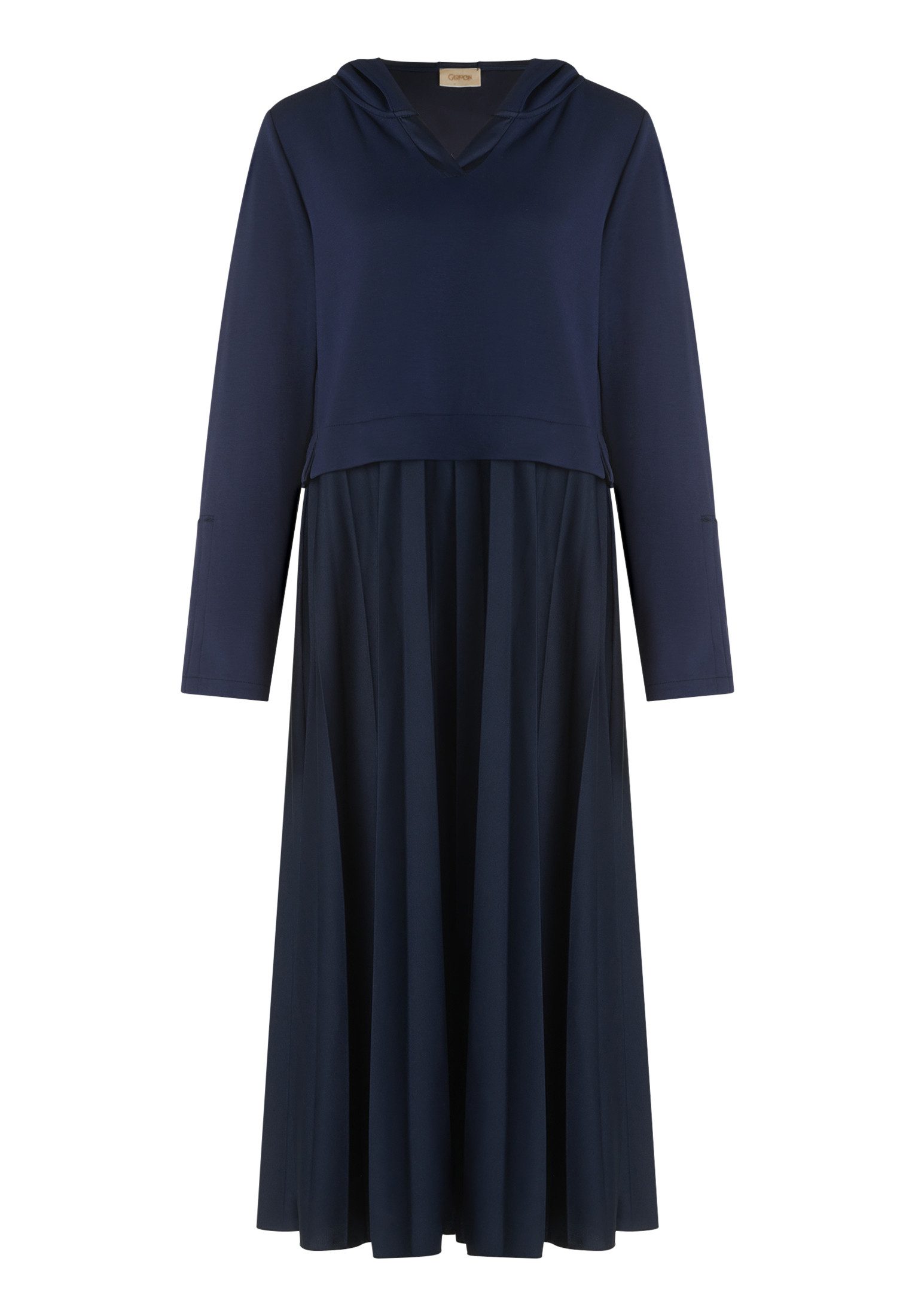 Cartoon Druckkleid Damen mit Kapuze