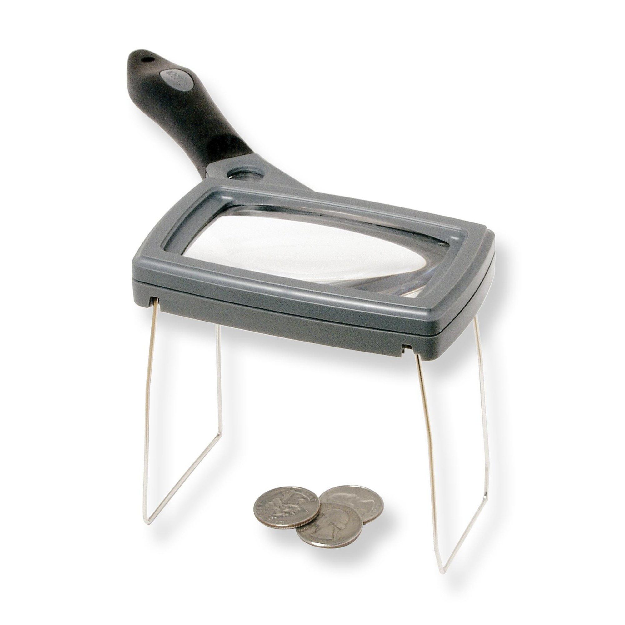 Carson Optical Carson SureGrip 2,5x Soft-Grip-Lupe 10x Auf- und Durchlichtmikroskop