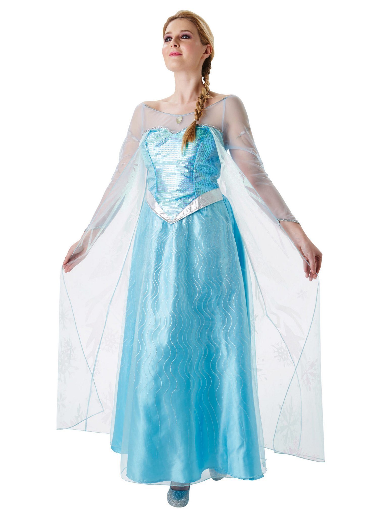 Rubie´s Kostüm Die Eiskönigin Elsa Kostüm, Herrliche 'eisiges' Kleid aus  dem ersten 'Frozen'-Film