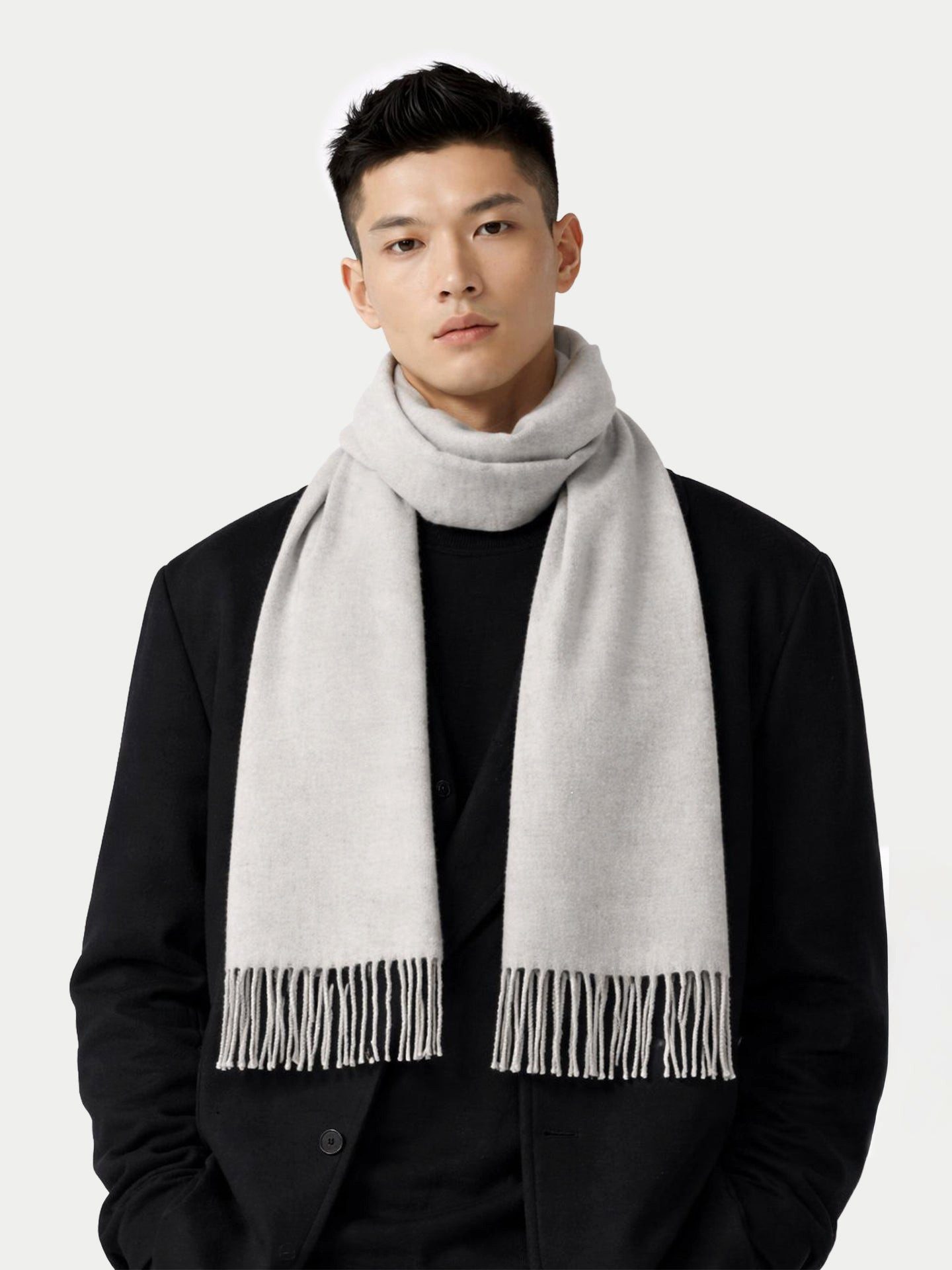 GOBI Cashmere Strickschal Kaschmirschal mit Fransen