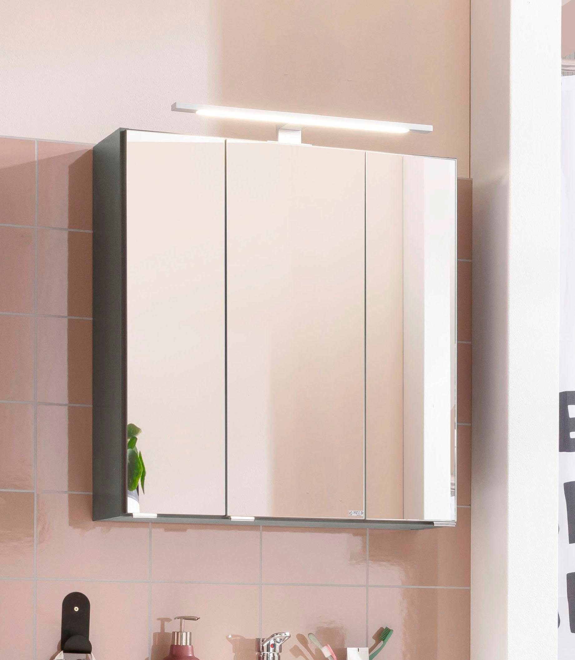 welltime Spiegelschrank Ohio mit LED Beleuchtung