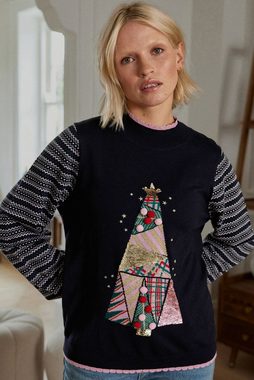 Next V-Ausschnitt-Pullover Weihnachtspullover (1-tlg)